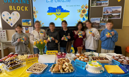 Ein Block der Begegnung: Ukraine-Projekt in der Klasse 6/4