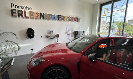 Klasse 8.2 in der VDI-GaraGe Leipzig